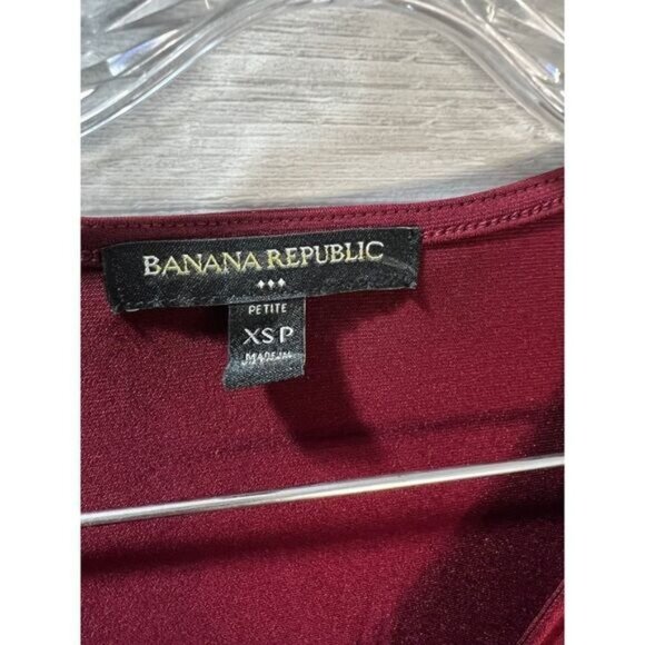 Banana Republic Wrap-Front Blouse XSP NEW - Picture 3 of 6